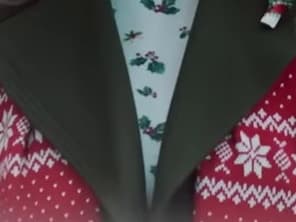 Little boy buying socks