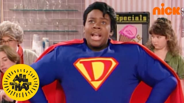 Superdude vs Milkman at the Ice Cream Parlor