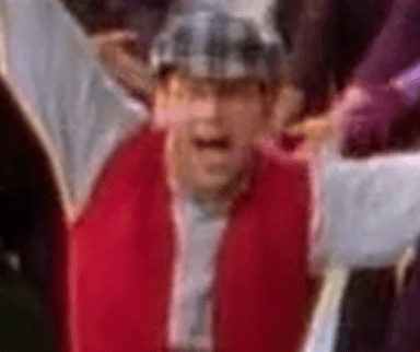 Various roles including racetrack patron with dance solo